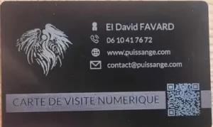 Carte de visite Métal Numérique